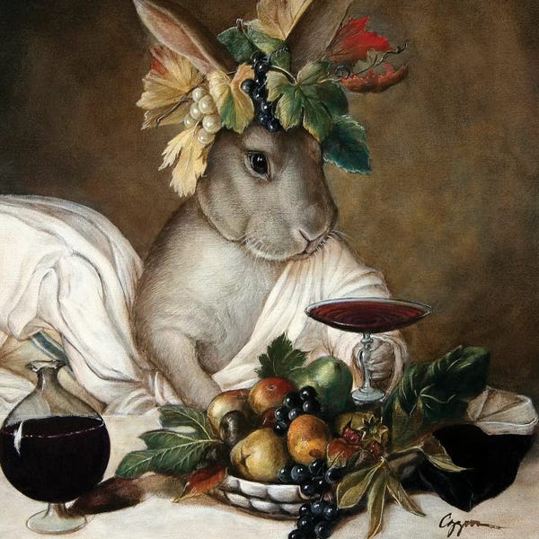 Wine: Moose As Bacchus by Melinda Copper