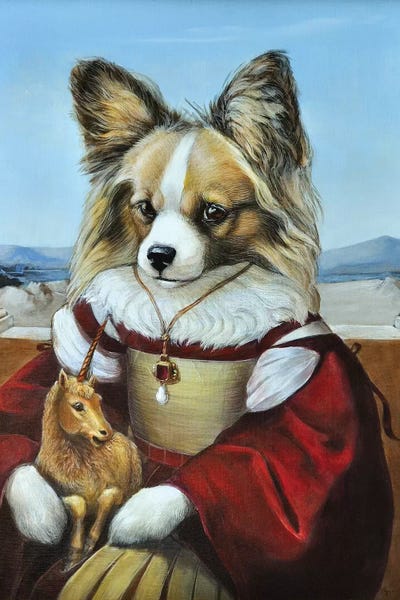 Bitsy by Melinda Copper framed wall art