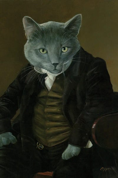 Oskar by Melinda Copper canvas print