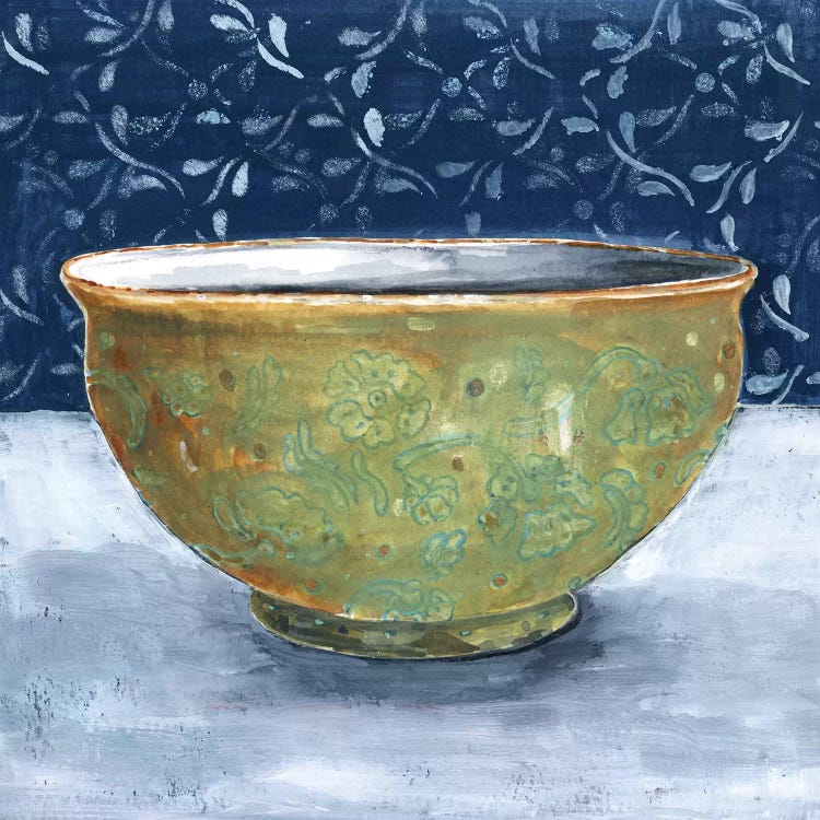 Golden Bowl by Miri Eshet wall art