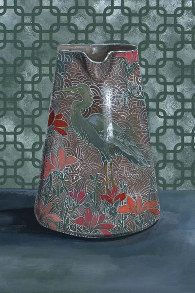 Miri Eshet: Heron Vase by Miri Eshet