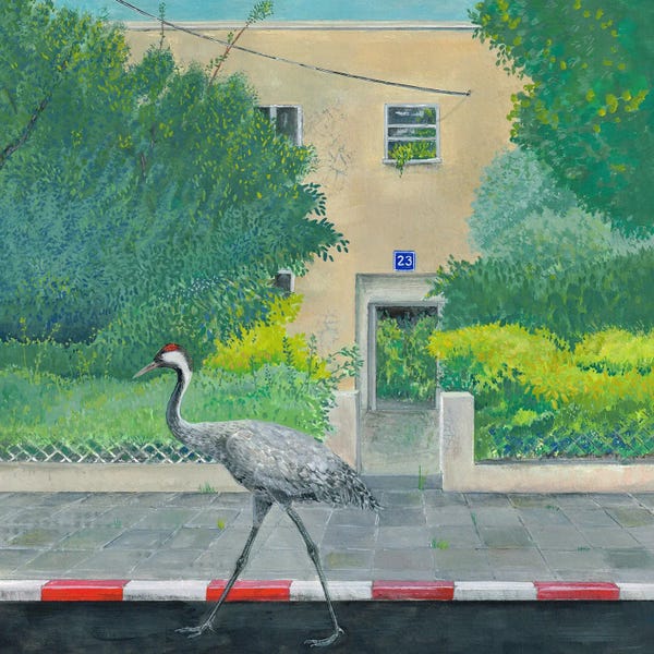 Miri Eshet: Common Crane by Miri Eshet