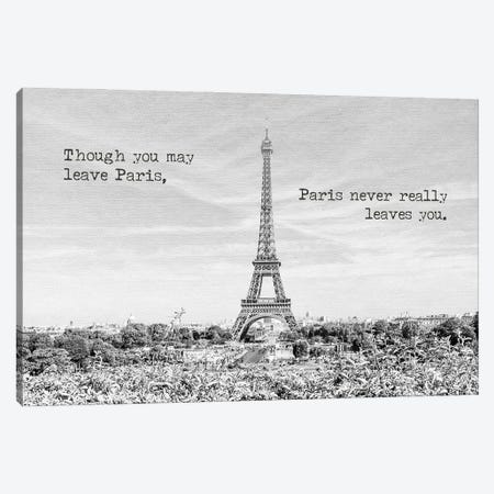 Paris Memories Canvas Print #MEV1001} by Melanie Viola Art Print