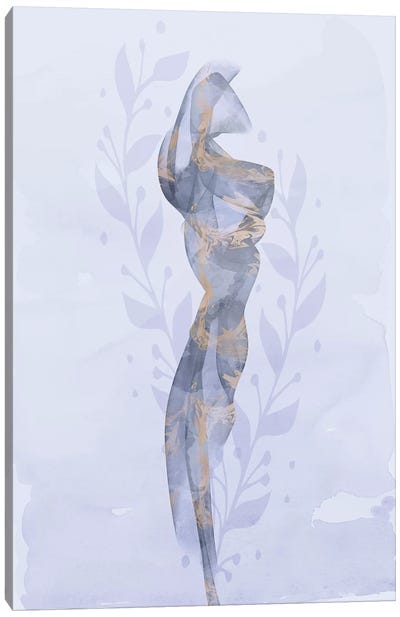 Silk Scarf In A Light Summer Breeze Canvas Art Print - Melanie Viola