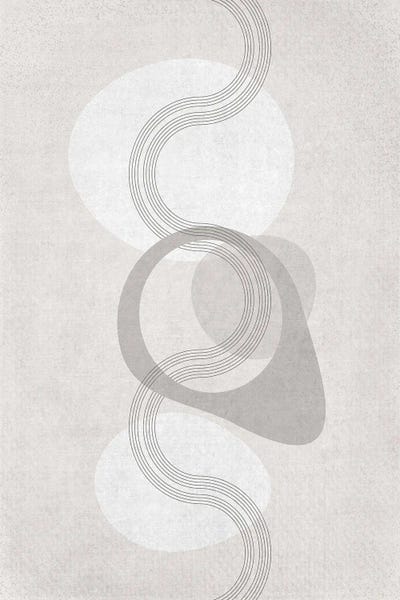 Mid-Century Modern - Long Way To Go by Melanie Viola art print