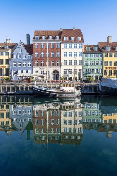 Harbors: Copenhagen Clear Water In Nyhavn by Melanie Viola