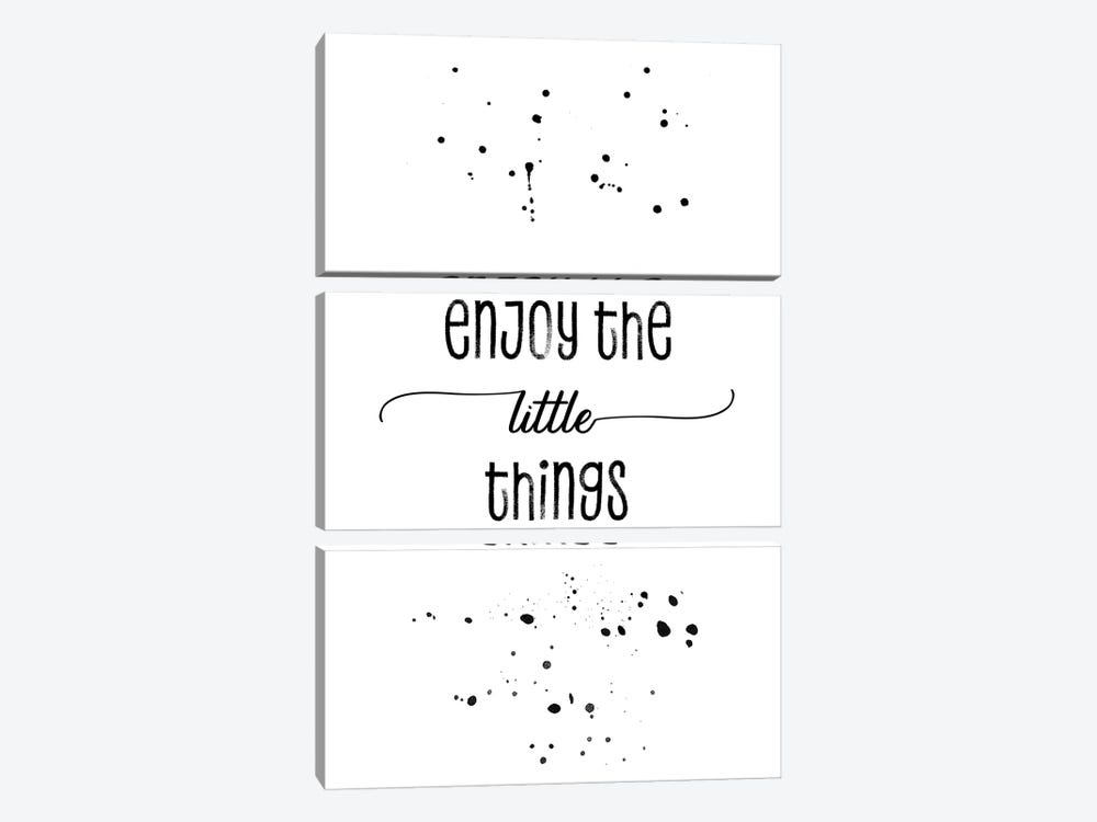 Enjoy The Little Things by Melanie Viola 3-piece Canvas Wall Art
