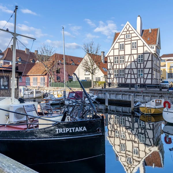 Denmark: Copenhagen Christianshavn Wilders Canal by Melanie Viola