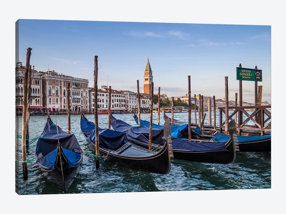 Venice Grand Canal And Gondolas by Melanie Viola 1-piece Art Print