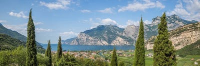 Lake Garda Italy Gorgeous Panoramic View by Melanie Viola canvas print