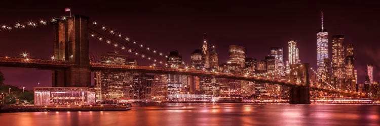 Panoramic Evening Impression Of New York City