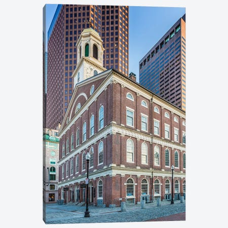 Boston Historic Faneuil Hall Canvas Print #MEV1060} by Melanie Viola Canvas Print