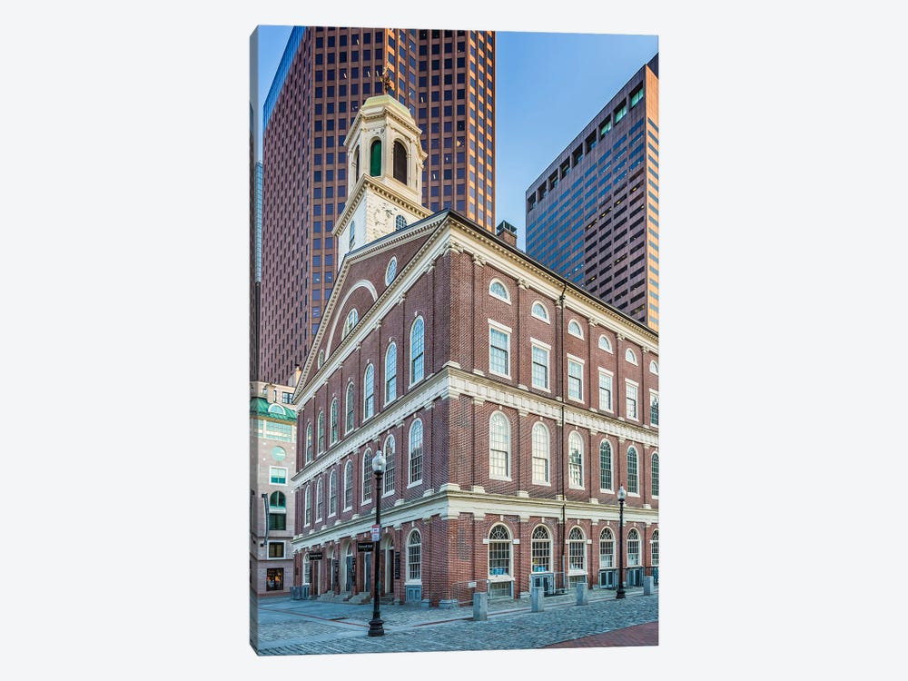 Boston Historic Faneuil Hall by Melanie Viola 1-piece Canvas Wall Art