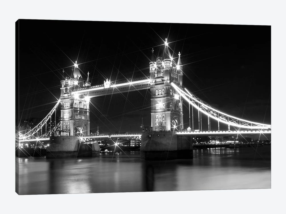 Tower Bridge At Night by Melanie Viola 1-piece Art Print