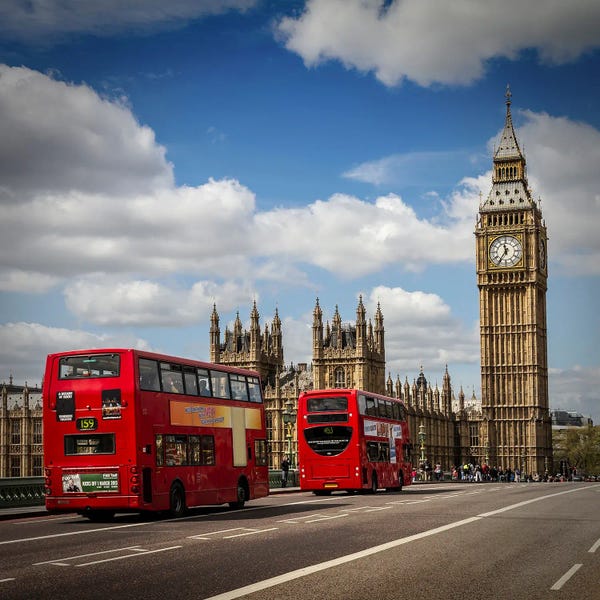 London: Typical London Streetscene by Melanie Viola