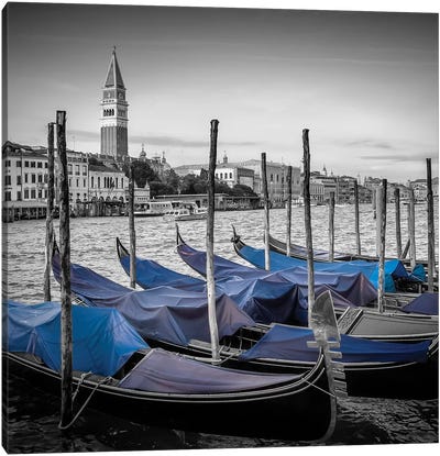 Venice Grand Canal And St Mark's Campanile Canvas Art Print - Melanie Viola