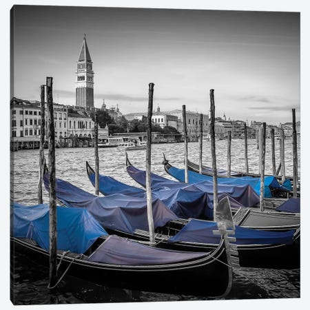 Venice Grand Canal And St Mark's Campanile Canvas Print #MEV115} by Melanie Viola Art Print