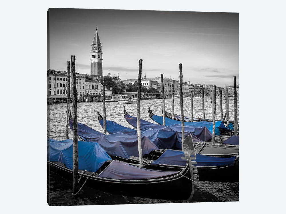 Venice Grand Canal And St Mark's Campanile by Melanie Viola 1-piece Canvas Art Print