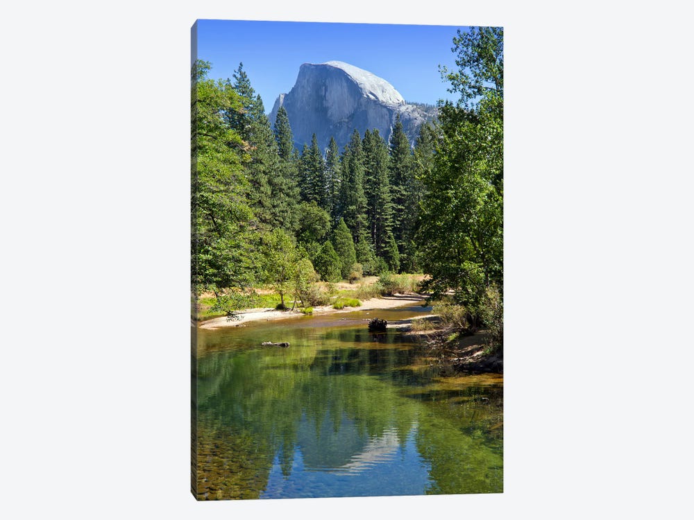 Yosemite Valley Half Dome And River Of Mercy by Melanie Viola 1-piece Canvas Print