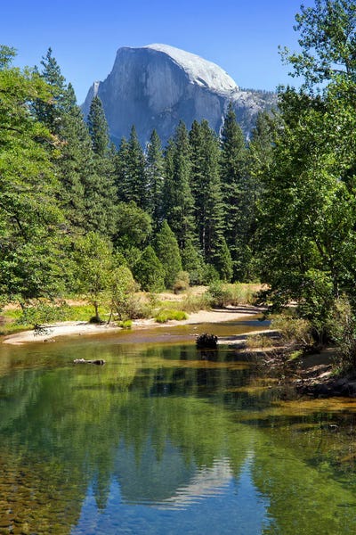 Yosemite National Park: Yosemite Valley Half Dome And River Of Mercy by Melanie Viola
