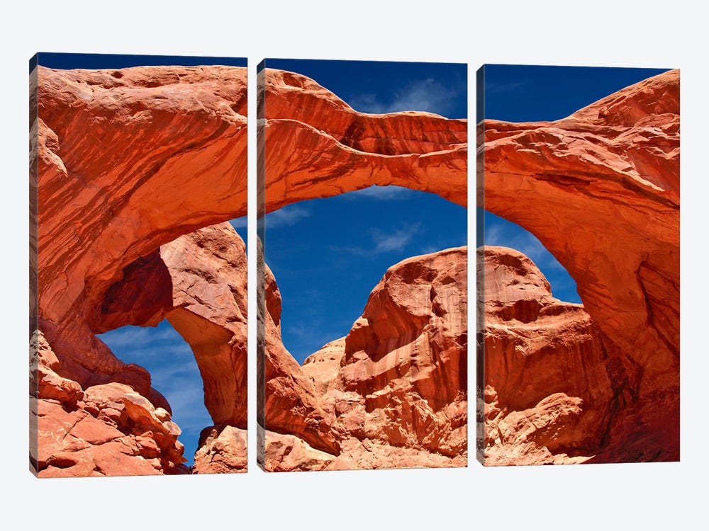 Arches National Park Double Arch by Melanie Viola 3-piece Canvas Wall Art