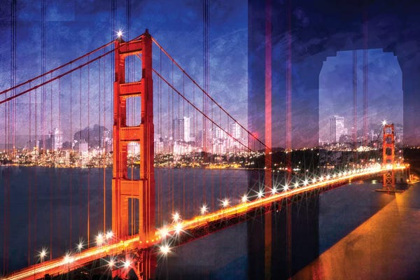 San Francisco: Golden Gate Bridge Composing by Melanie Viola