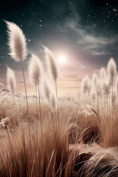 Grasses: Pampas Grass Art Illusion by Melanie Viola