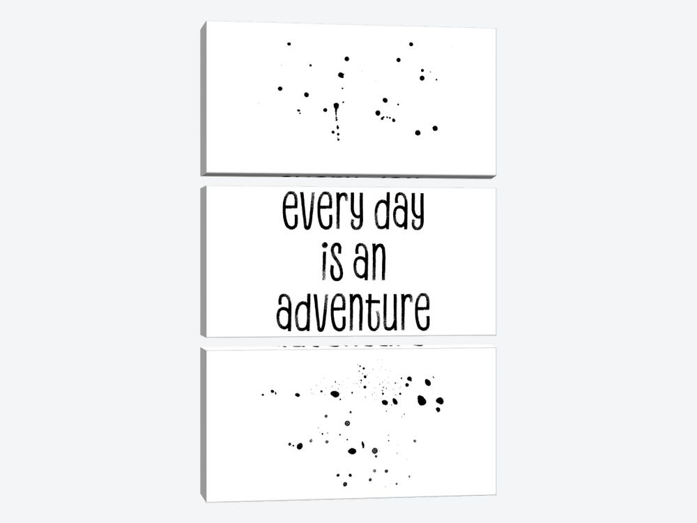 Every Day Is An Adventure by Melanie Viola 3-piece Canvas Art Print