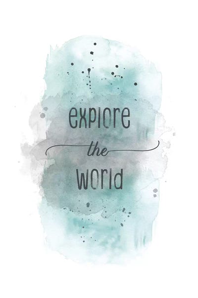 Explore The World by Melanie Viola canvas print