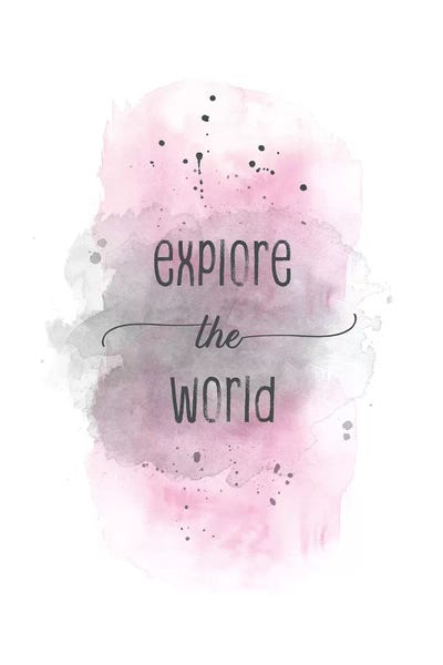 Explore The World by Melanie Viola canvas print