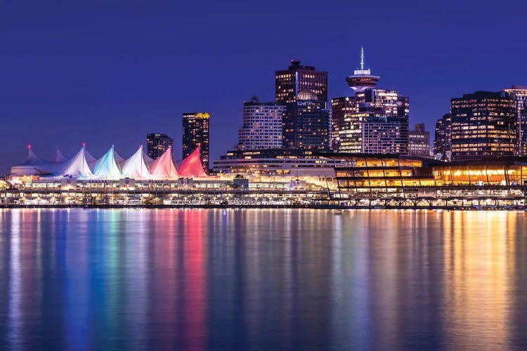 Charming Evening Impression From Vancouver by Melanie Viola wall art