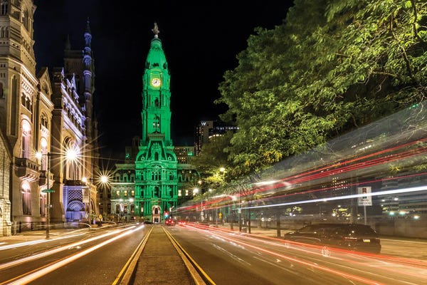 Pennsylvania: Philadelphia City Hall, North Broad Street by Melanie Viola