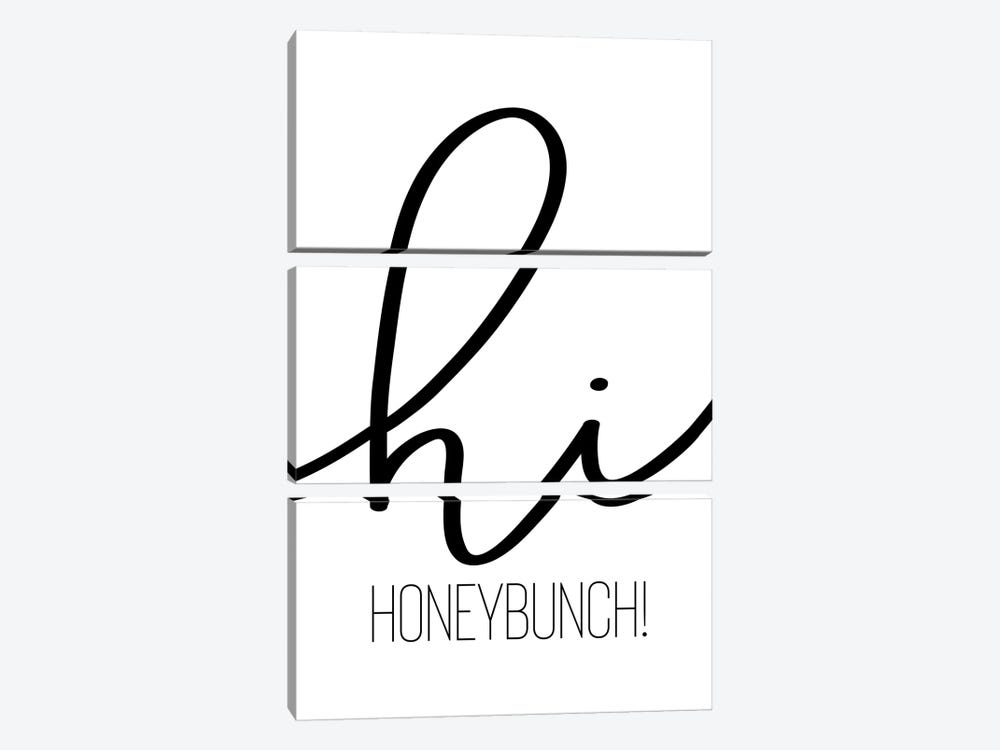 Hi Honeybunch by Melanie Viola 3-piece Canvas Art