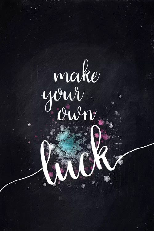 Make Your Own Luck by Melanie Viola wall art