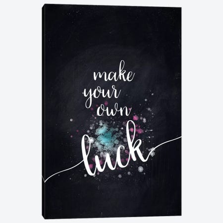 Make Your Own Luck Canvas Print #MEV160} by Melanie Viola Canvas Art Print
