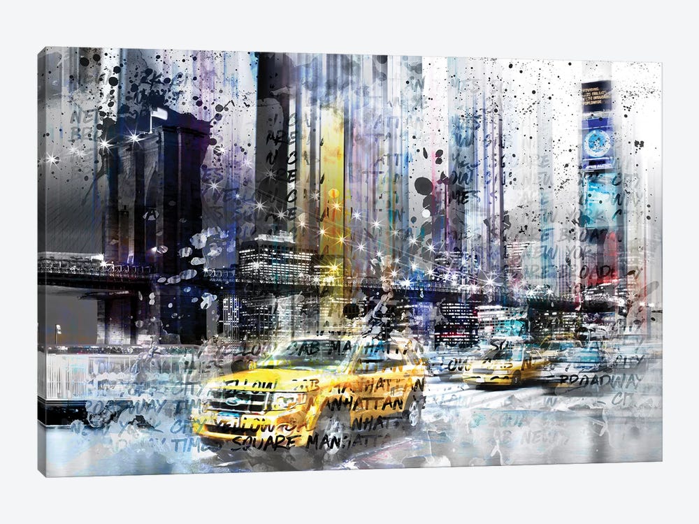 NYC Collage by Melanie Viola 1-piece Canvas Print