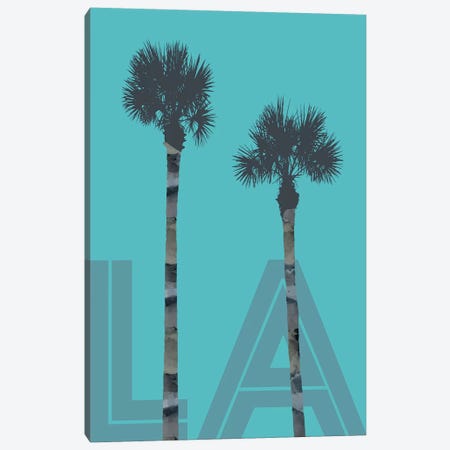 Palm Trees LA Canvas Print #MEV172} by Melanie Viola Canvas Art