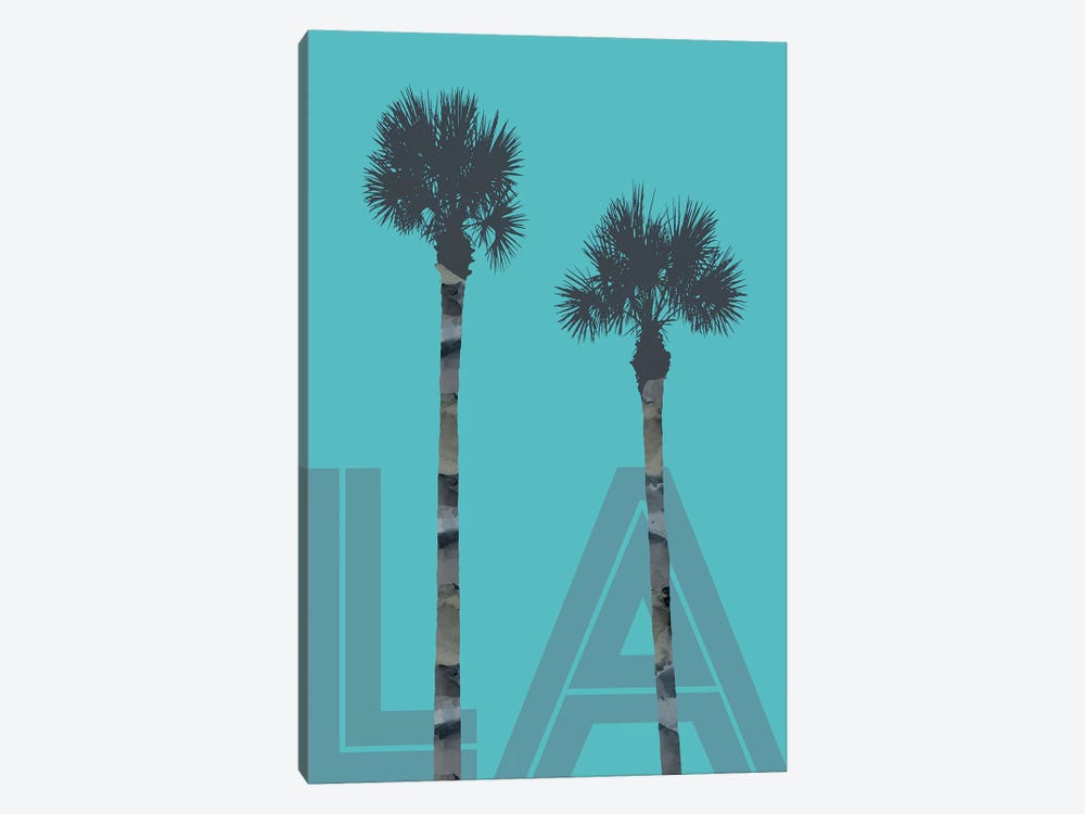 Palm Trees LA by Melanie Viola 1-piece Canvas Wall Art