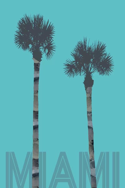 Miami: Palm Trees Miami by Melanie Viola