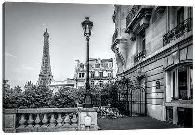 Parisian Charm Canvas Art Print - Famous Buildings & Towers