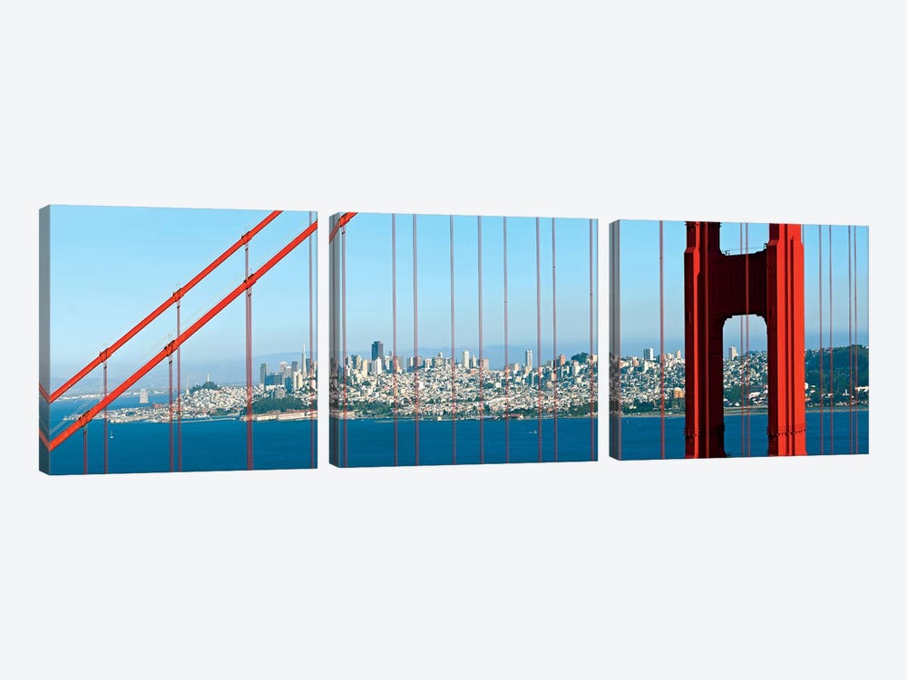 San Francisco Panorama by Melanie Viola 3-piece Canvas Artwork