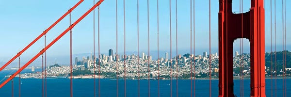 Golden Gate Bridge: San Francisco Panorama by Melanie Viola