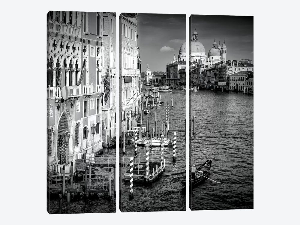 Venice Canal Grande & Santa Maria Della Salute by Melanie Viola 3-piece Canvas Wall Art