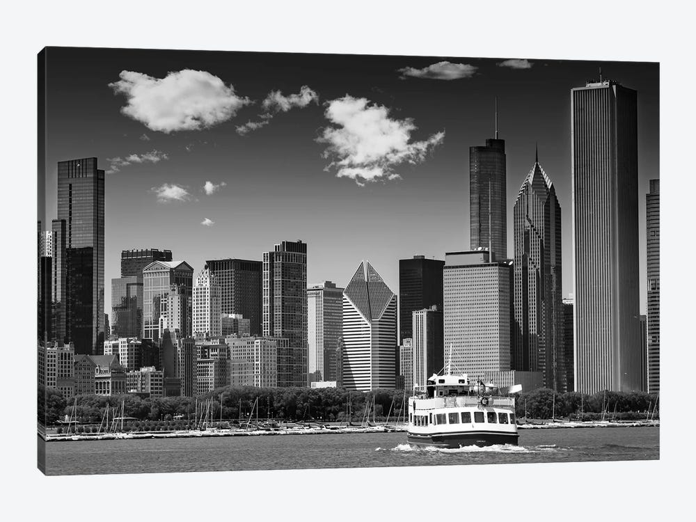 Chicago Skyline by Melanie Viola 1-piece Canvas Artwork