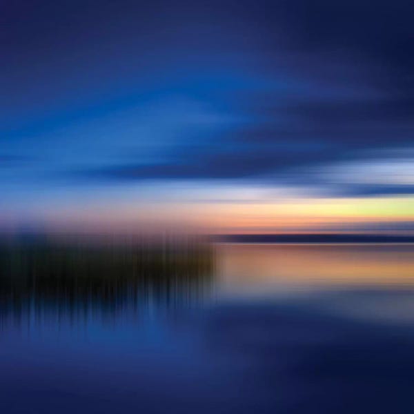 Lake Sunrises & Sunsets: Finland Abstract Evening Mood by Melanie Viola