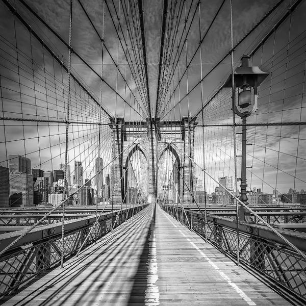 Brooklyn: New York City Brooklyn Bridge IV by Melanie Viola