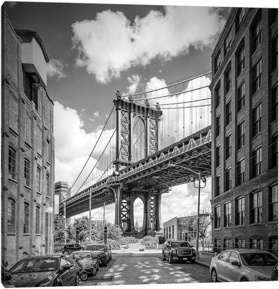 New York City Manhattan Bridge Canvas Art Print - Melanie Viola