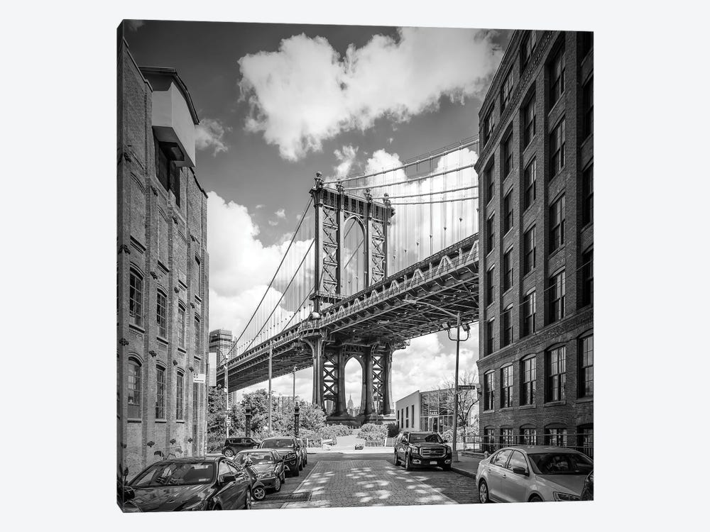 New York City Manhattan Bridge by Melanie Viola 1-piece Canvas Wall Art