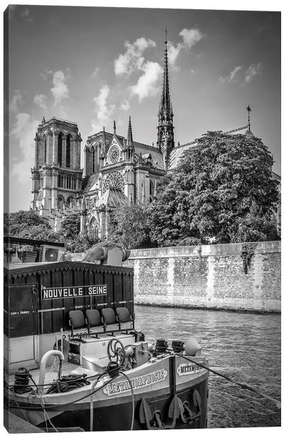 Paris Cathedral Notre-Dame Canvas Art Print - Notre Dame Cathedral