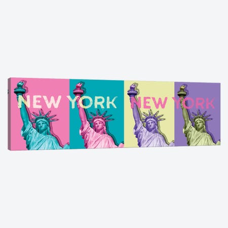 Pop Art Statue Of Liberty III Canvas Print #MEV235} by Melanie Viola Canvas Wall Art